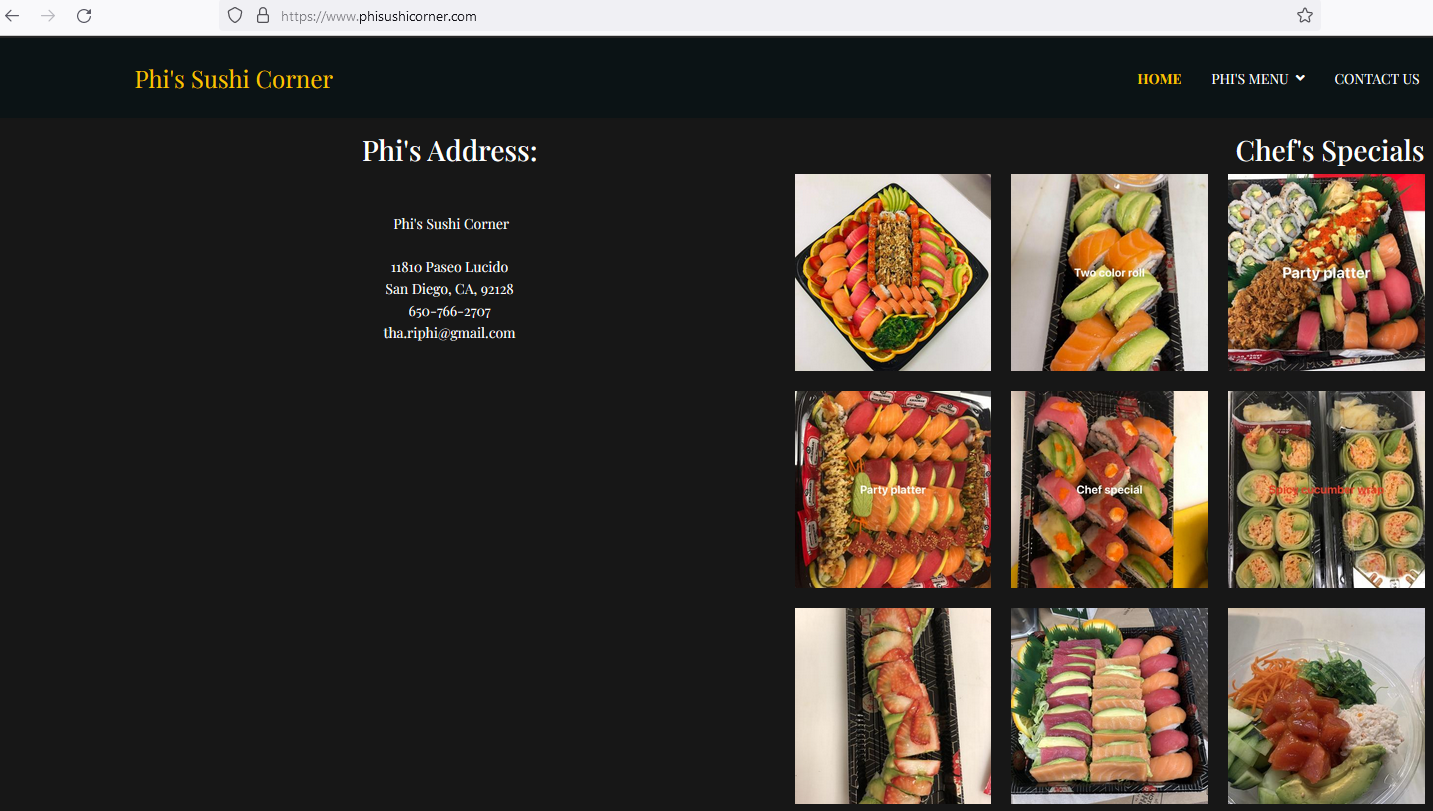 Phi's Sushi Corner (USA)